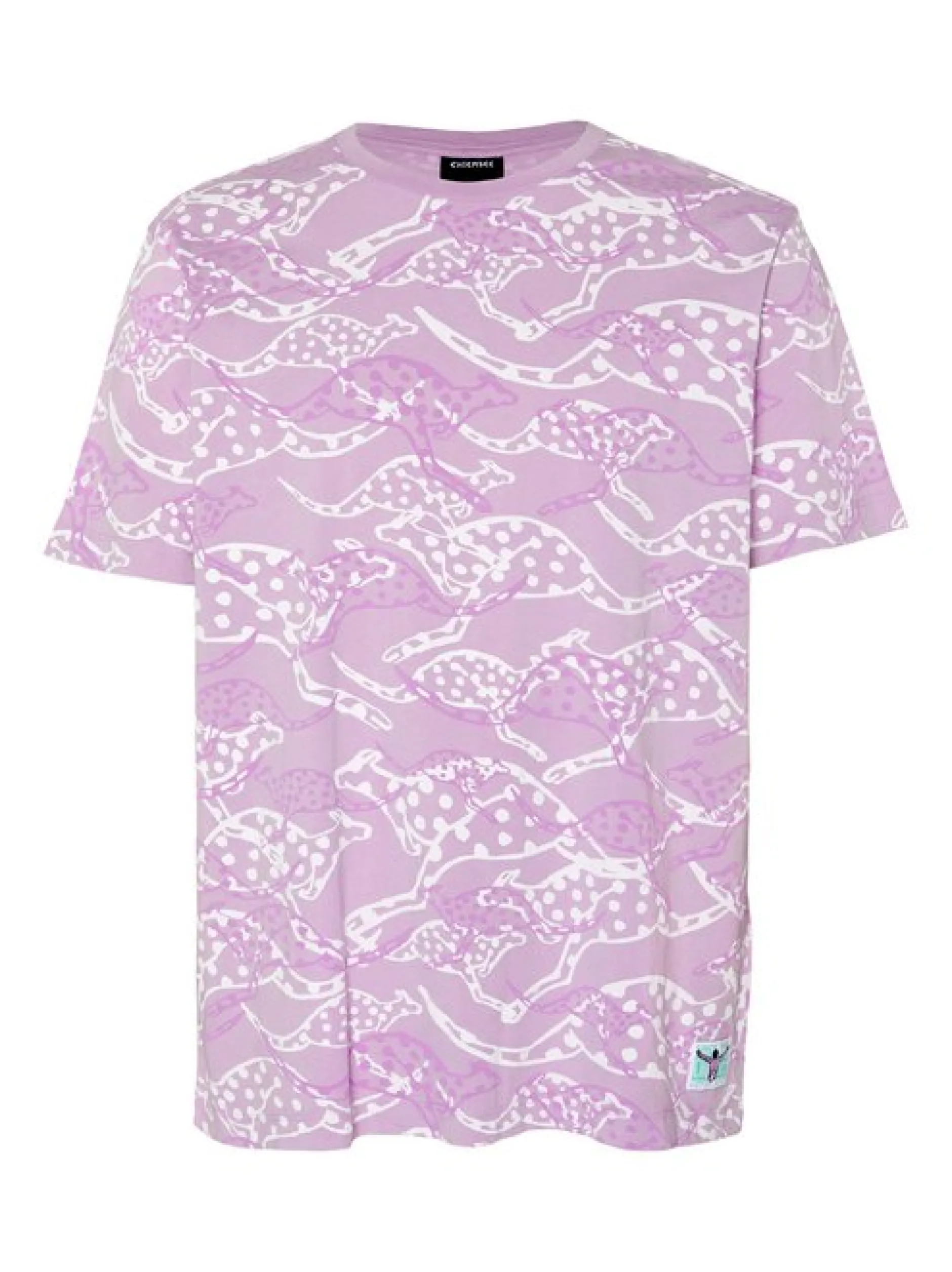 Chiemsee Herren T-Shirt in lila - Ausschnitt: Rundhals