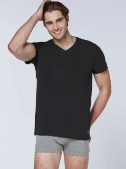 Chiemsee Herren T-Shirt in schwarz - Ärmel: kurzarm