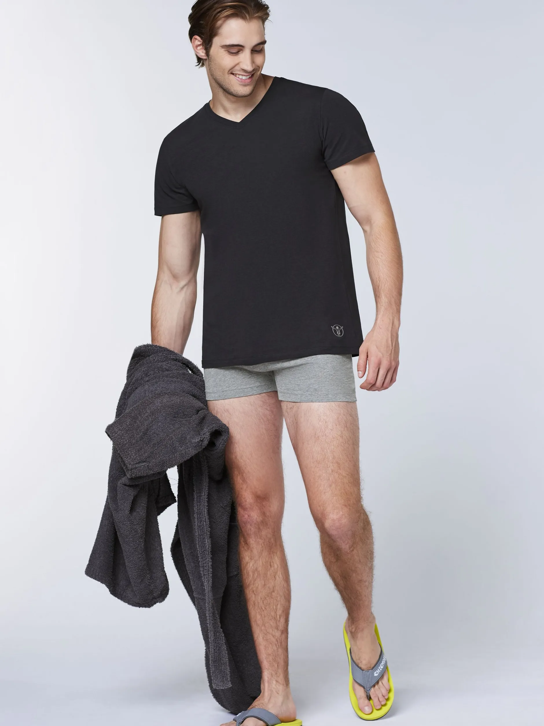Chiemsee Herren T-Shirt in schwarz - Ärmel: kurzarm