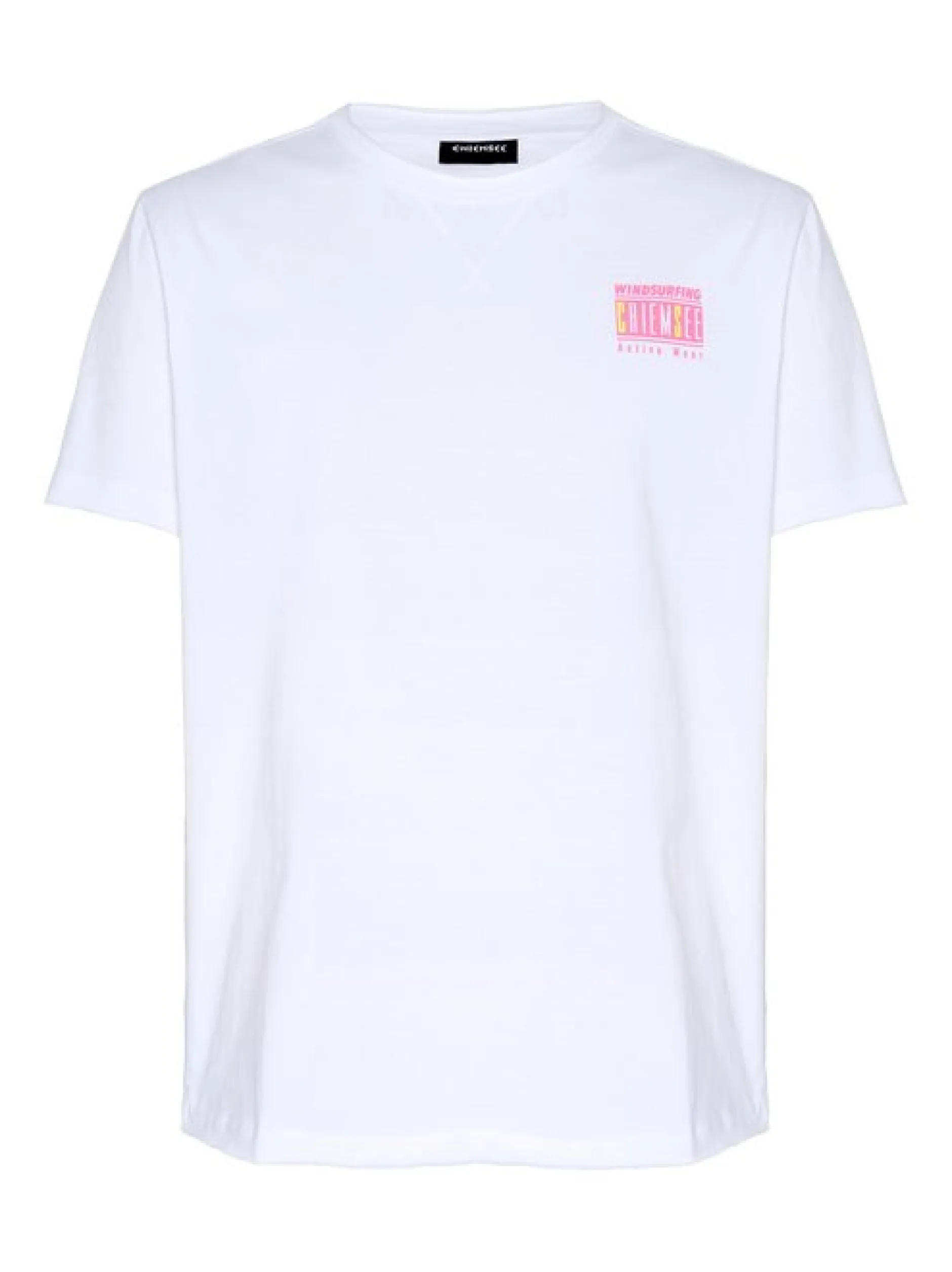Chiemsee Herren T-Shirt in weiß - Ausschnitt: Rundhals