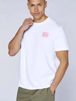 Chiemsee Herren T-Shirt in weiß - Ausschnitt: Rundhals