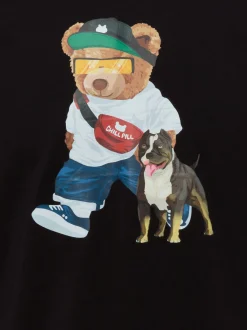 Chill Pill Herren T-Shirt - Walking Bear in schwarz mehrfarbig