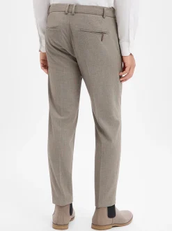 Cinque Herren Bakasten-Bundfaltenhose - Cisalto in taupe