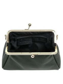Cluty Damen Abendtasche in grün