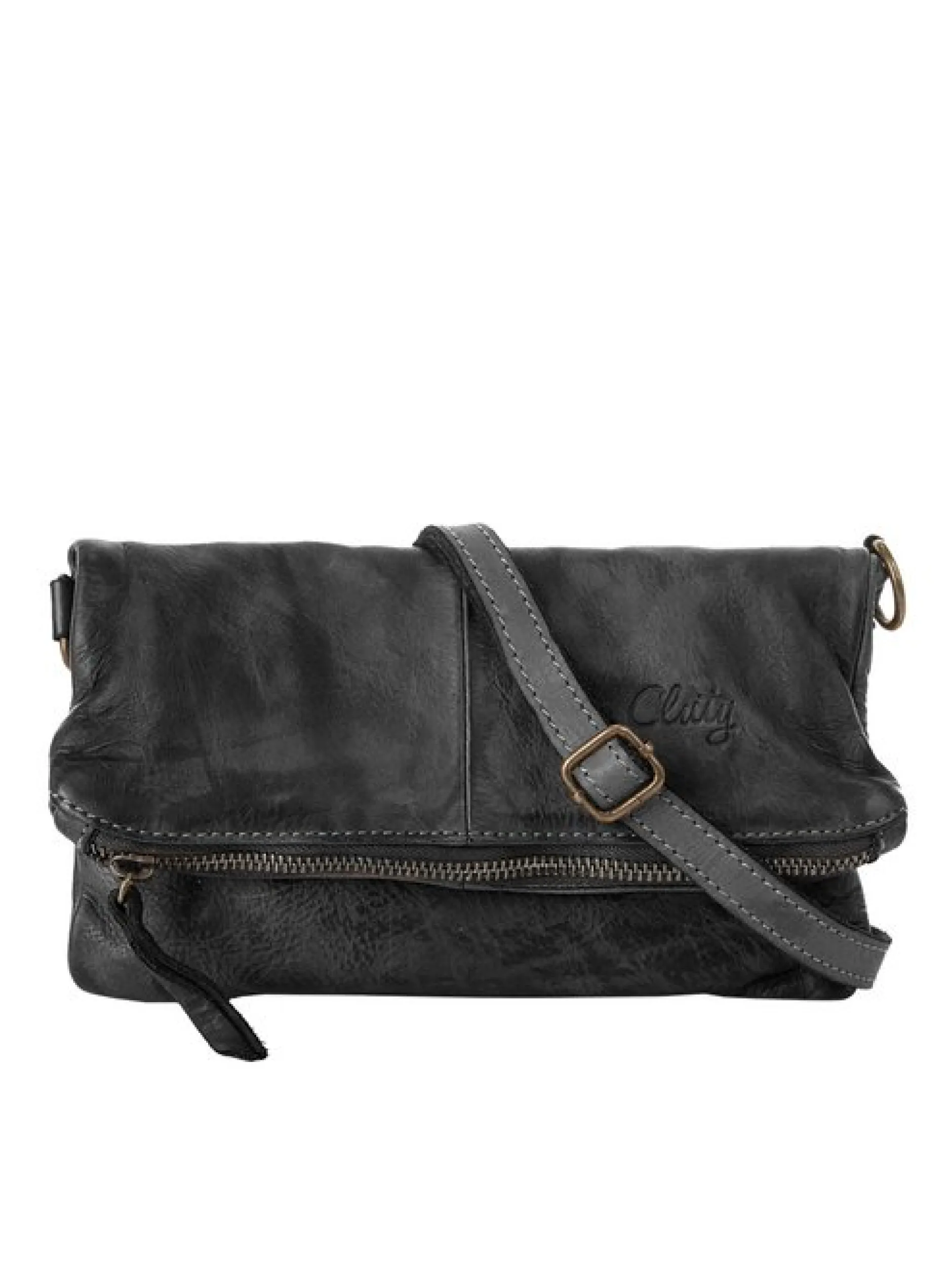 Cluty Damen Abendtasche in schwarz