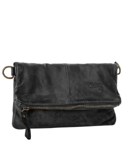 Cluty Damen Abendtasche in schwarz
