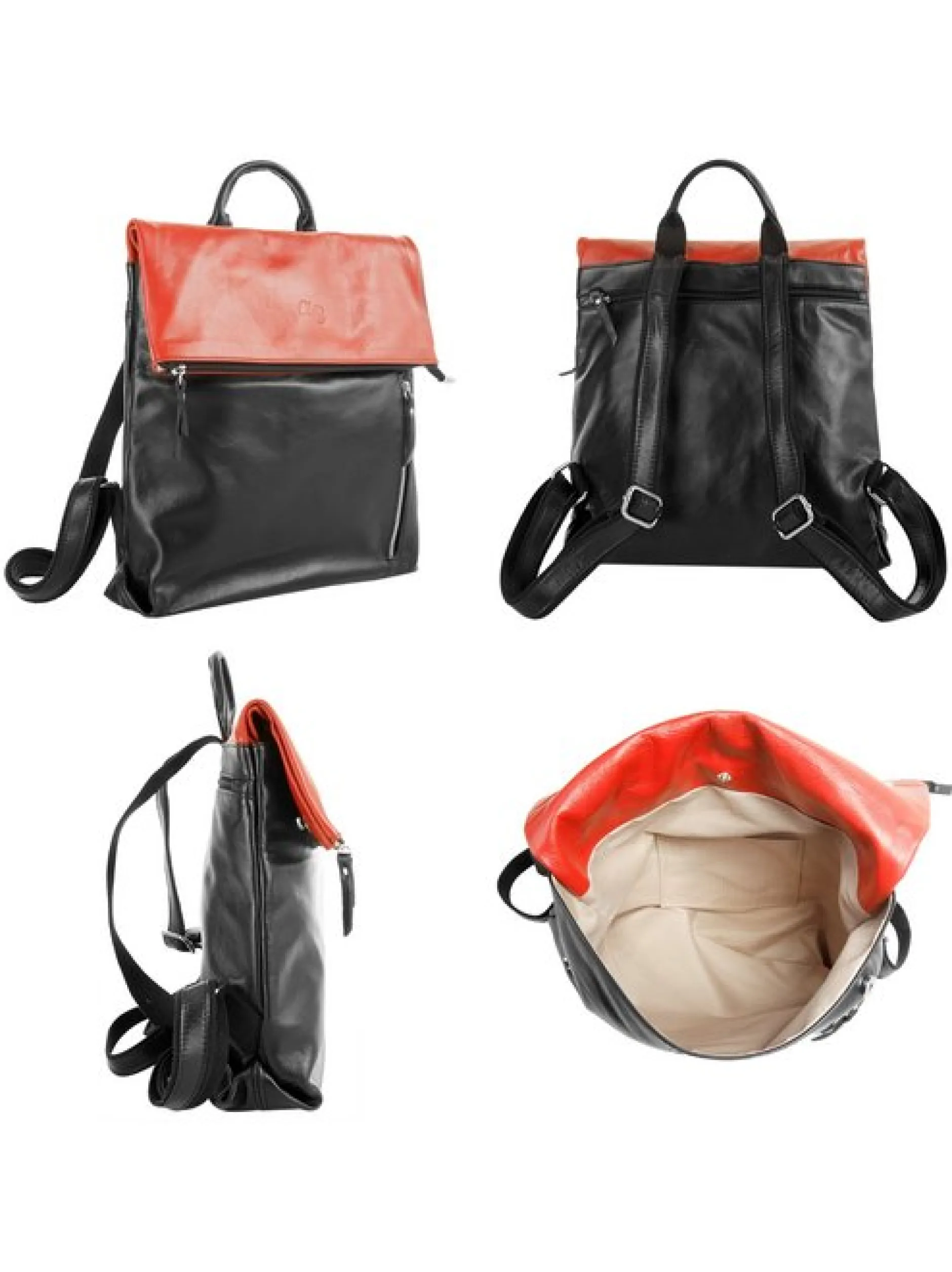 Cluty Damen Cityrucksack in rot