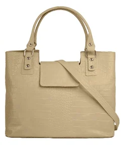 Cluty Damen Handtasche in beige