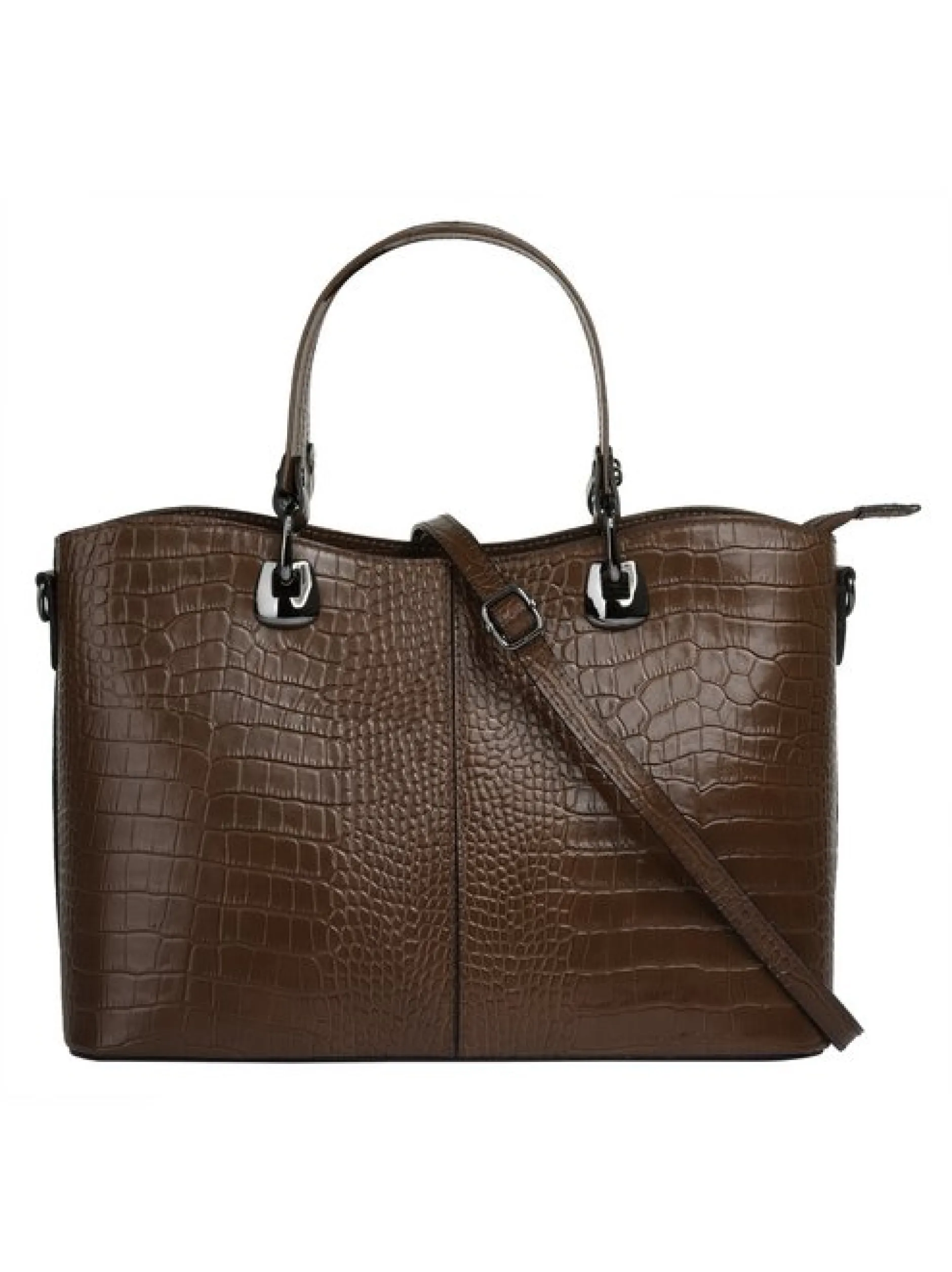 Cluty Damen Handtasche in braun