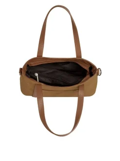 Cluty Damen Handtasche in cognac