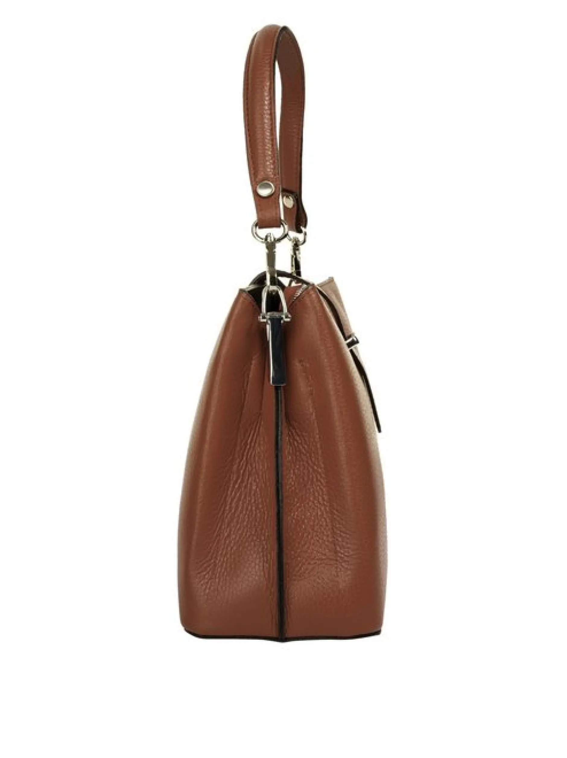 Cluty Damen Handtasche in cognac