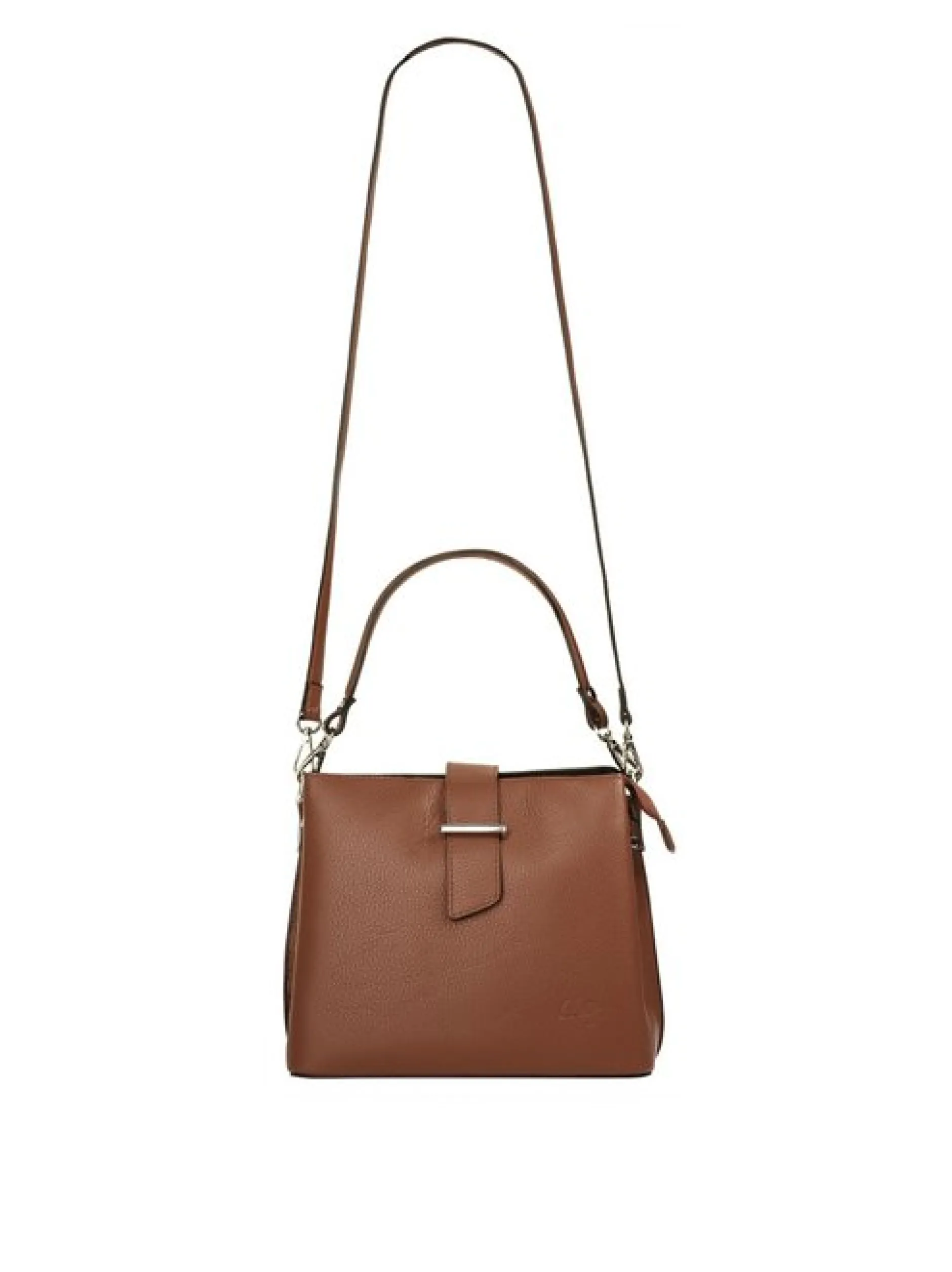 Cluty Damen Handtasche in cognac