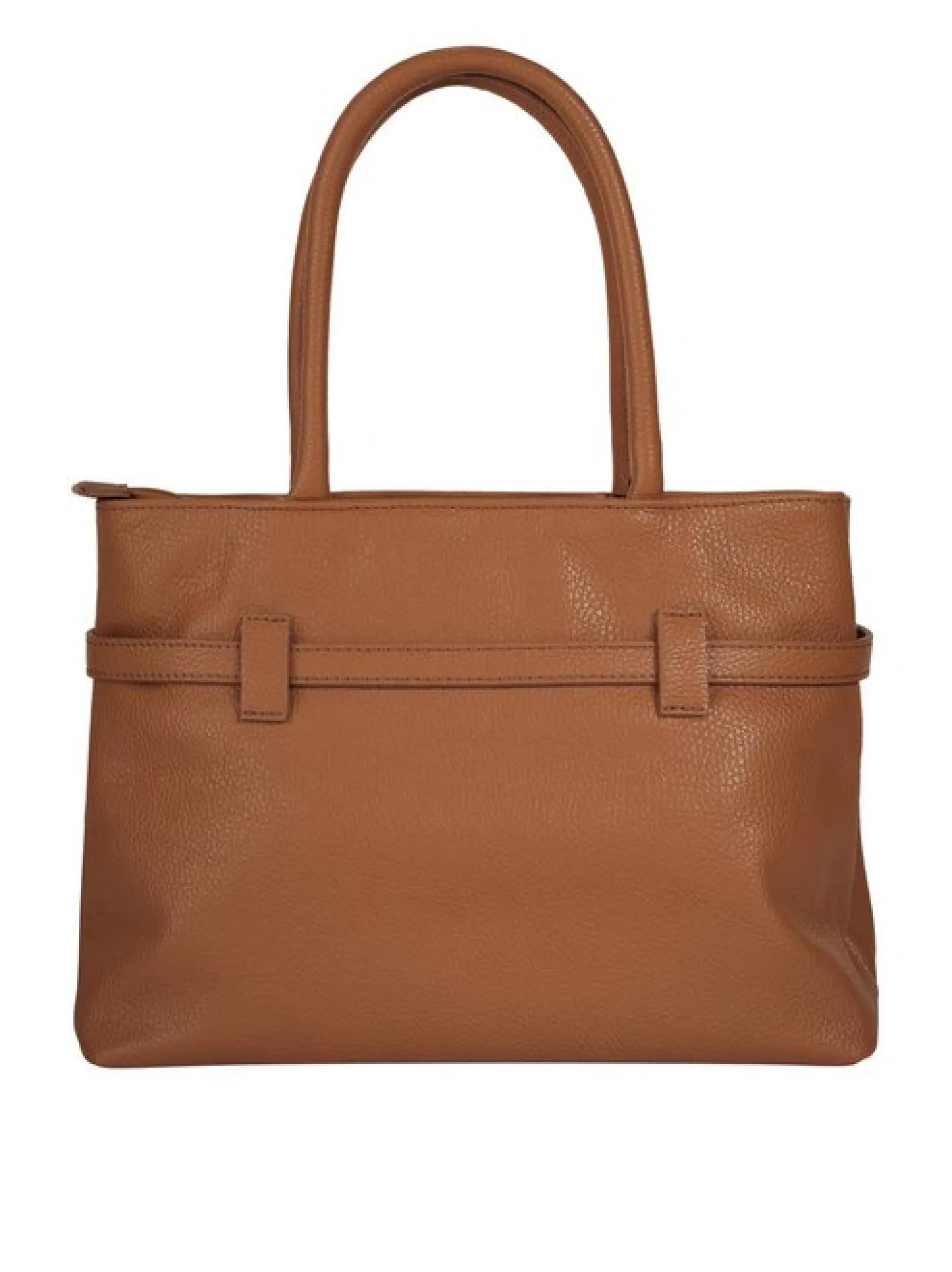 Cluty Damen Handtasche in cognac
