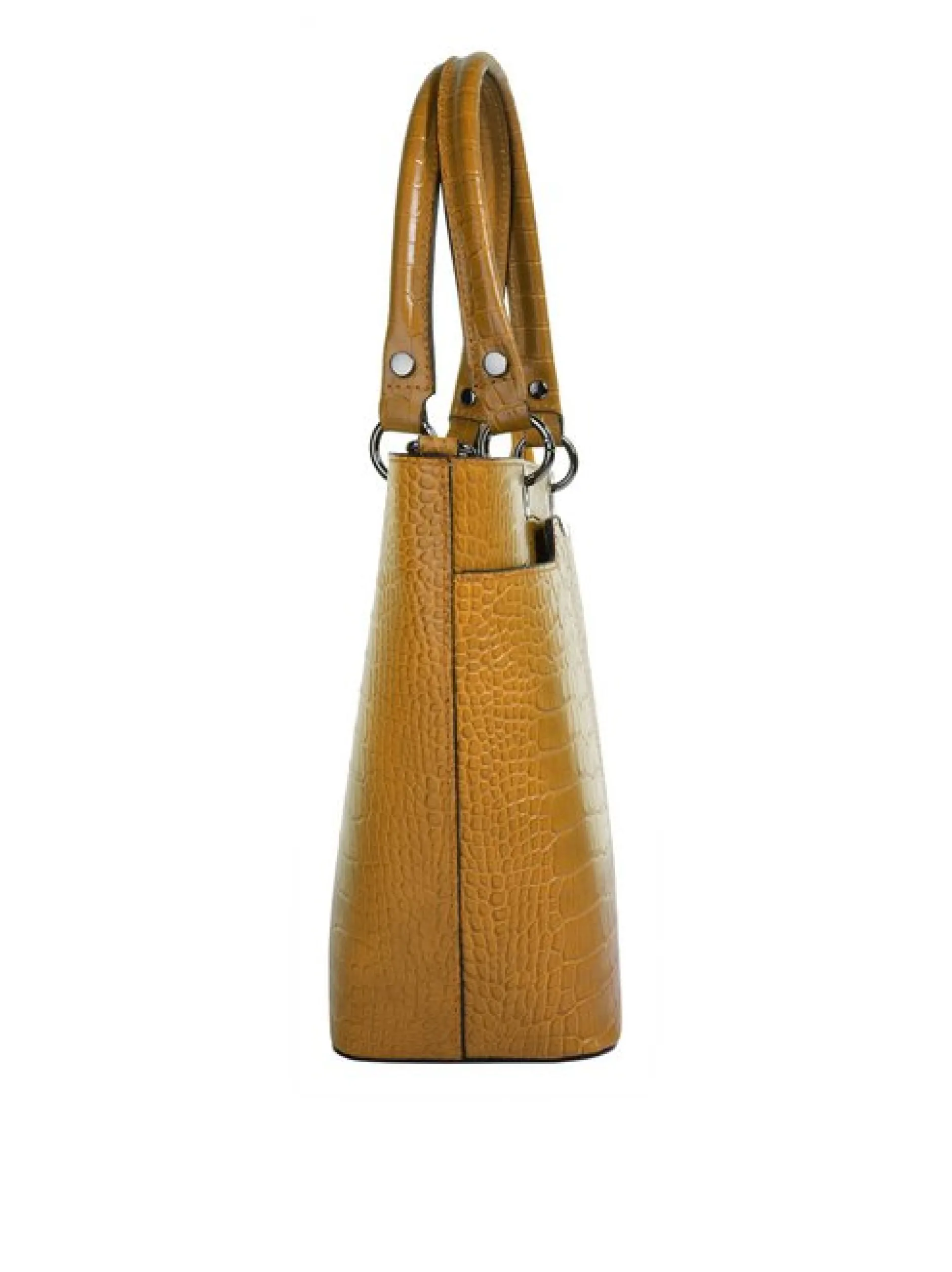 Cluty Damen Handtasche in gelb