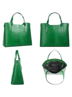 Cluty Damen Handtasche in grün