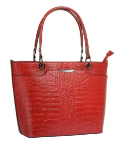 Cluty Damen Handtasche in rot
