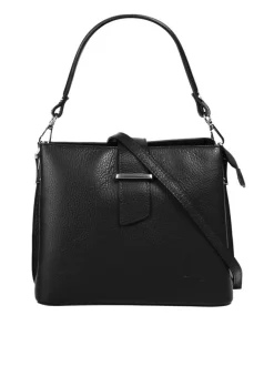 Cluty Damen Handtasche in schwarz