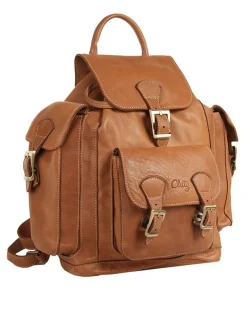 Cluty Damen Rucksack in cognac