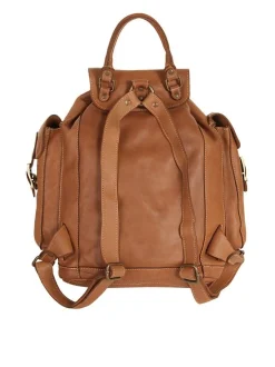 Cluty Damen Rucksack in cognac