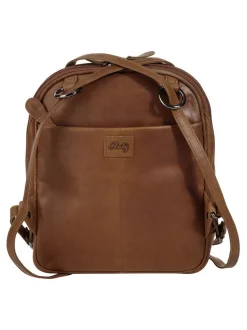 Cluty Damen Rucksack in cognac