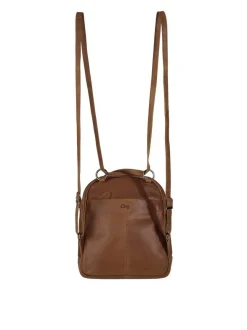 Cluty Damen Rucksack in cognac