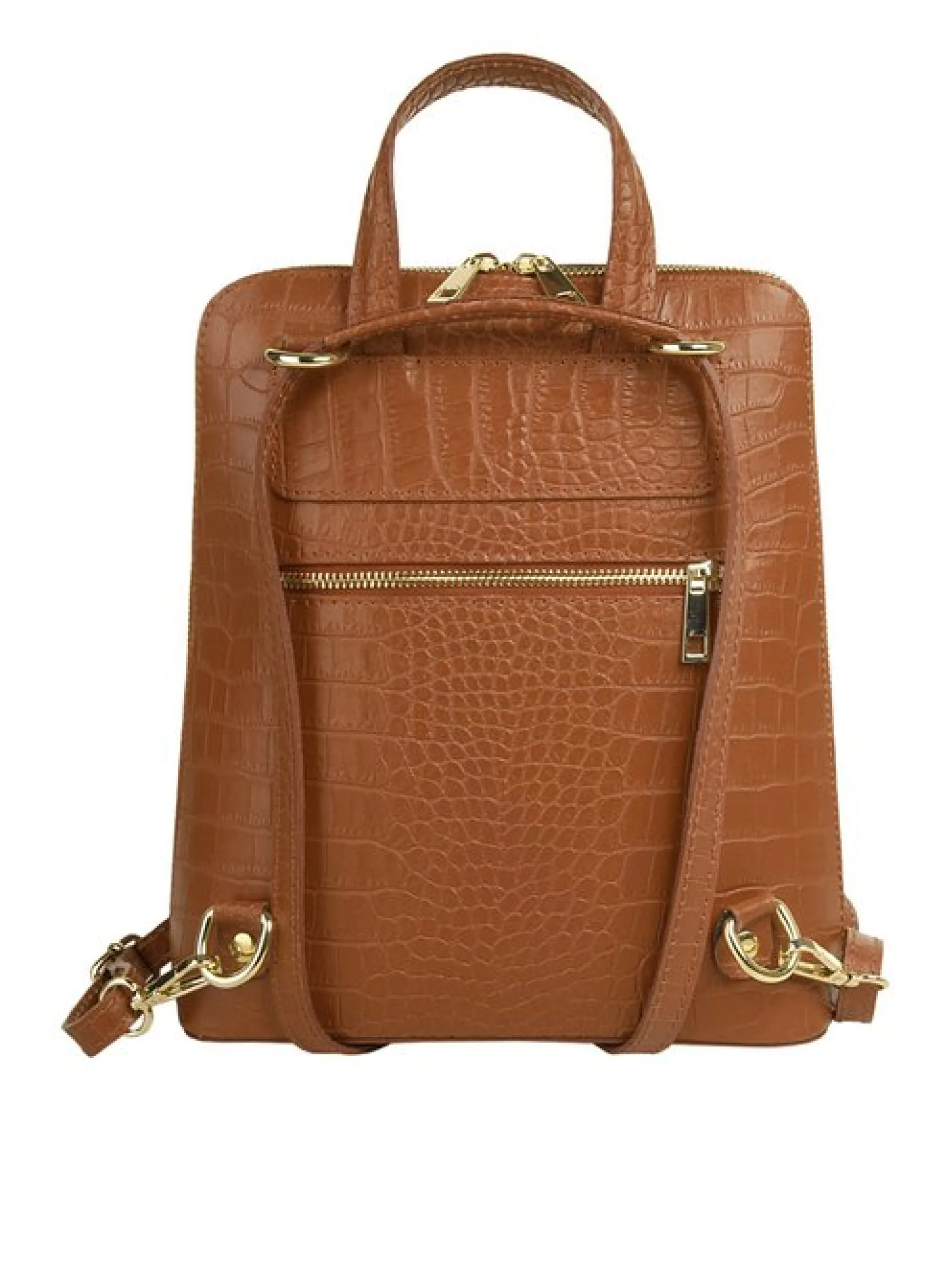 Cluty Damen Rucksack in cognac