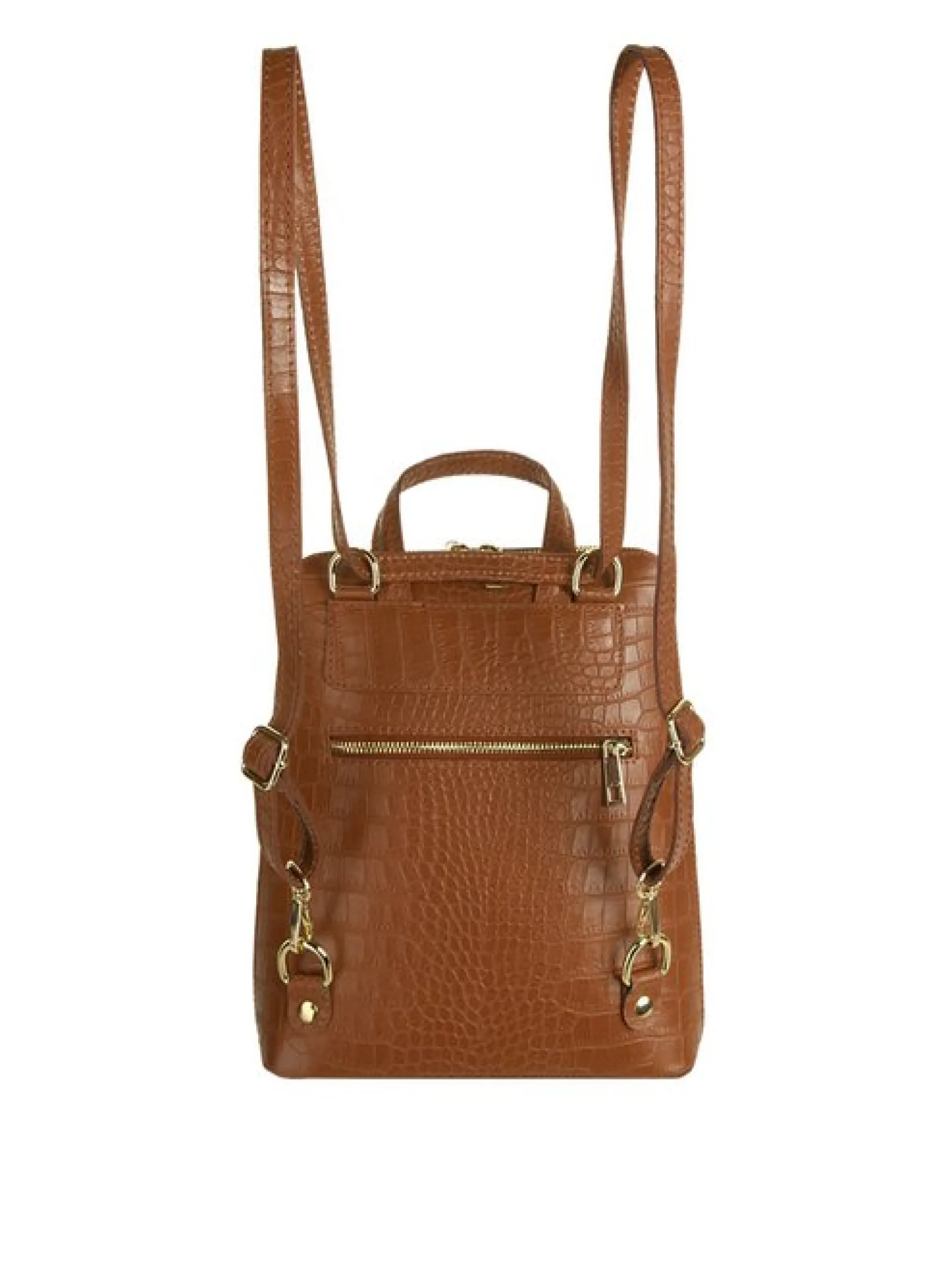 Cluty Damen Rucksack in cognac