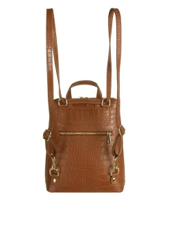 Cluty Damen Rucksack in cognac