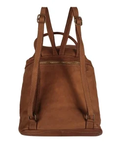 Cluty Damen Rucksack in cognac