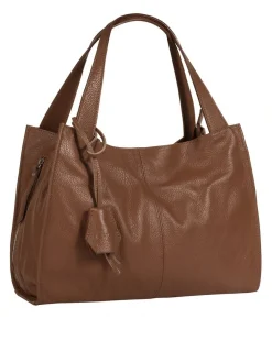 Cluty Damen Shopper in braun