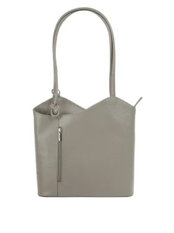 Cluty Damen Shopper - Rucksack - Kombination in grau