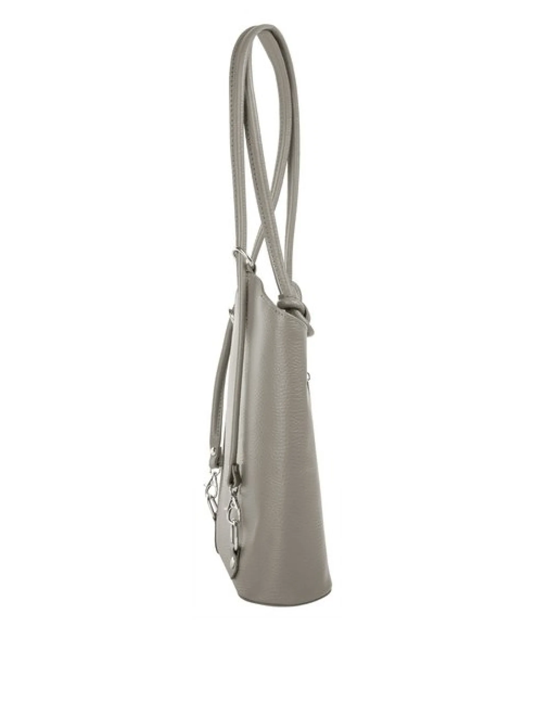 Cluty Damen Shopper - Rucksack - Kombination in grau