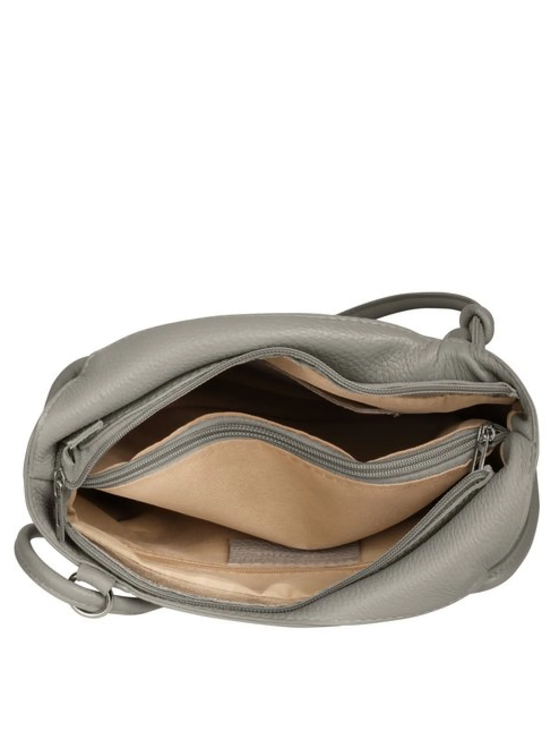 Cluty Damen Shopper - Rucksack - Kombination in grau
