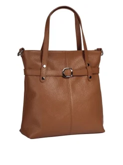 Cluty Damen Tote in cognac
