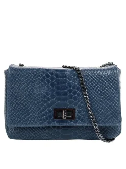 Cluty Damen Umhängetasche in blau