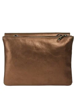 Cluty Damen Umhängetasche in cognac