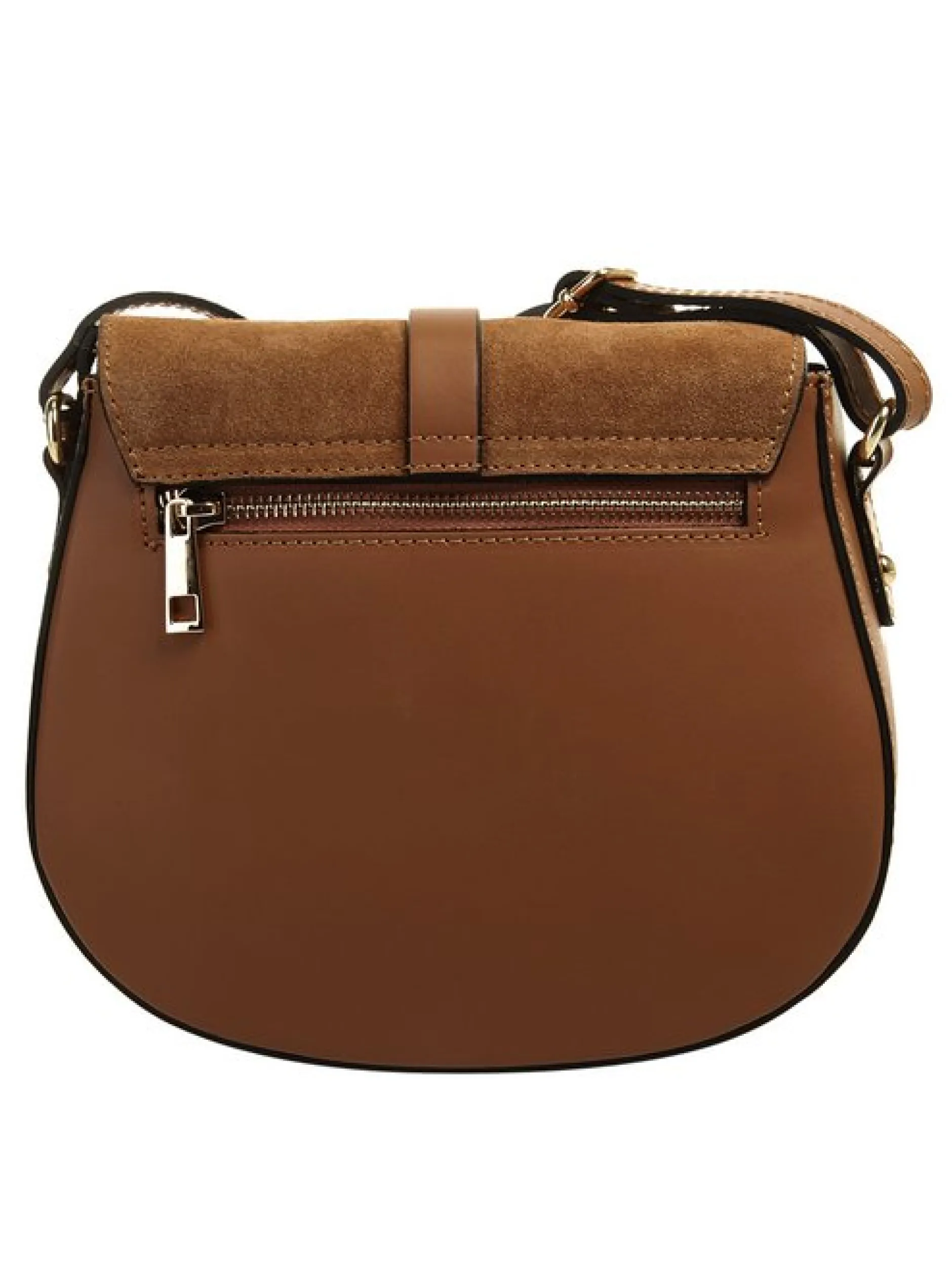 Cluty Damen Umhängetasche in cognac