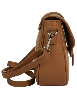 Cluty Damen Umhängetasche in cognac