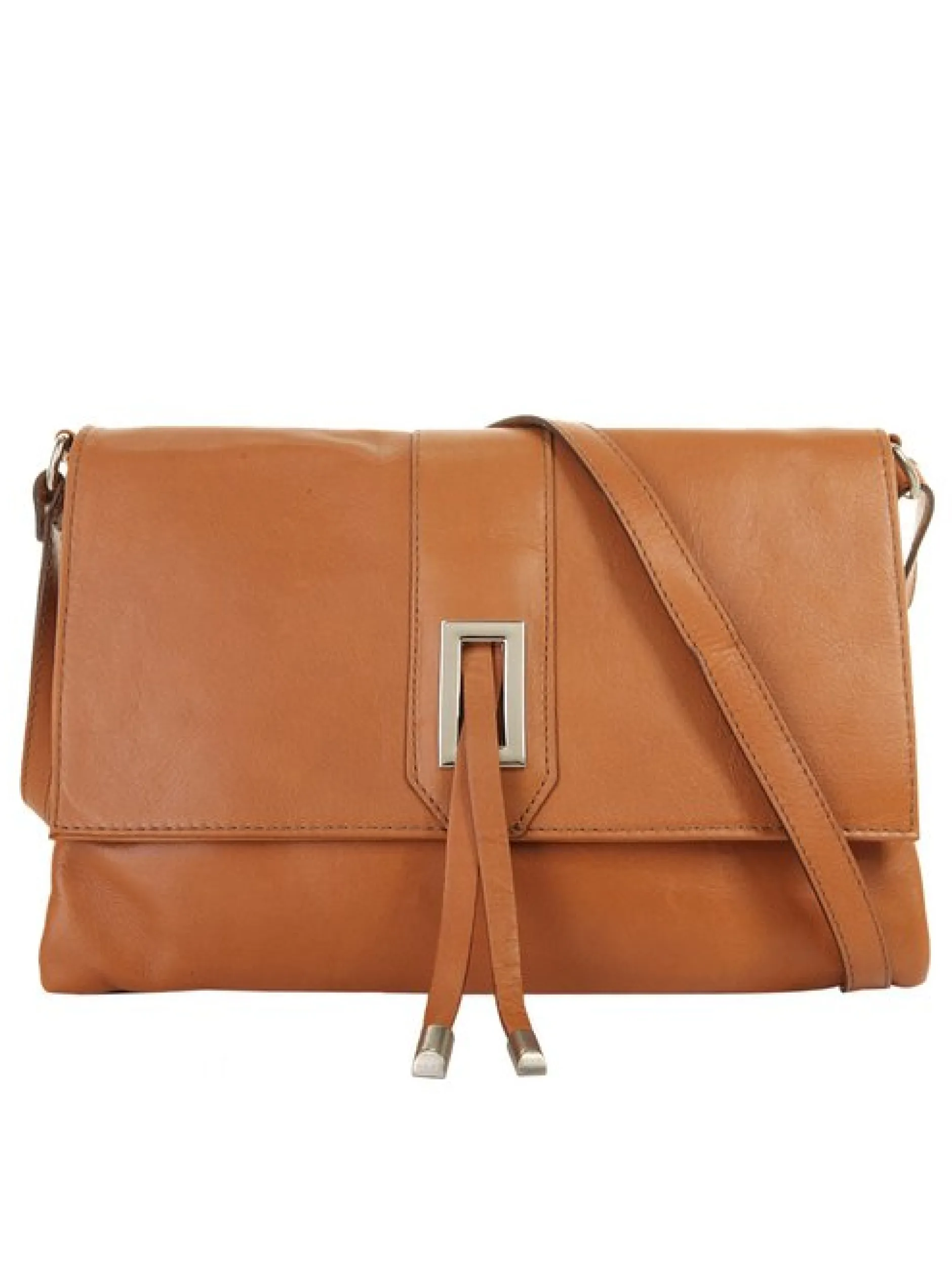 Cluty Damen Umhängetasche in camel