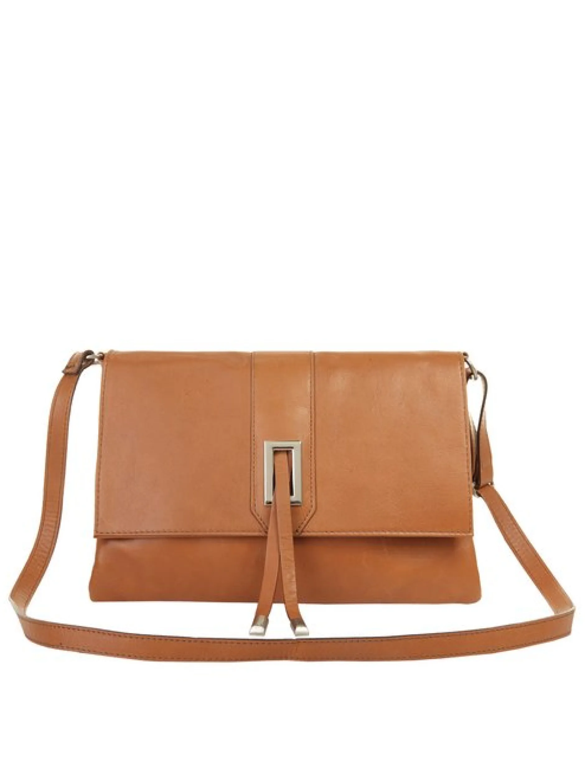 Cluty Damen Umhängetasche in camel