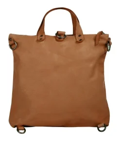 Cluty Damen Umhängetasche in cognac