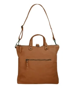 Cluty Damen Umhängetasche in cognac