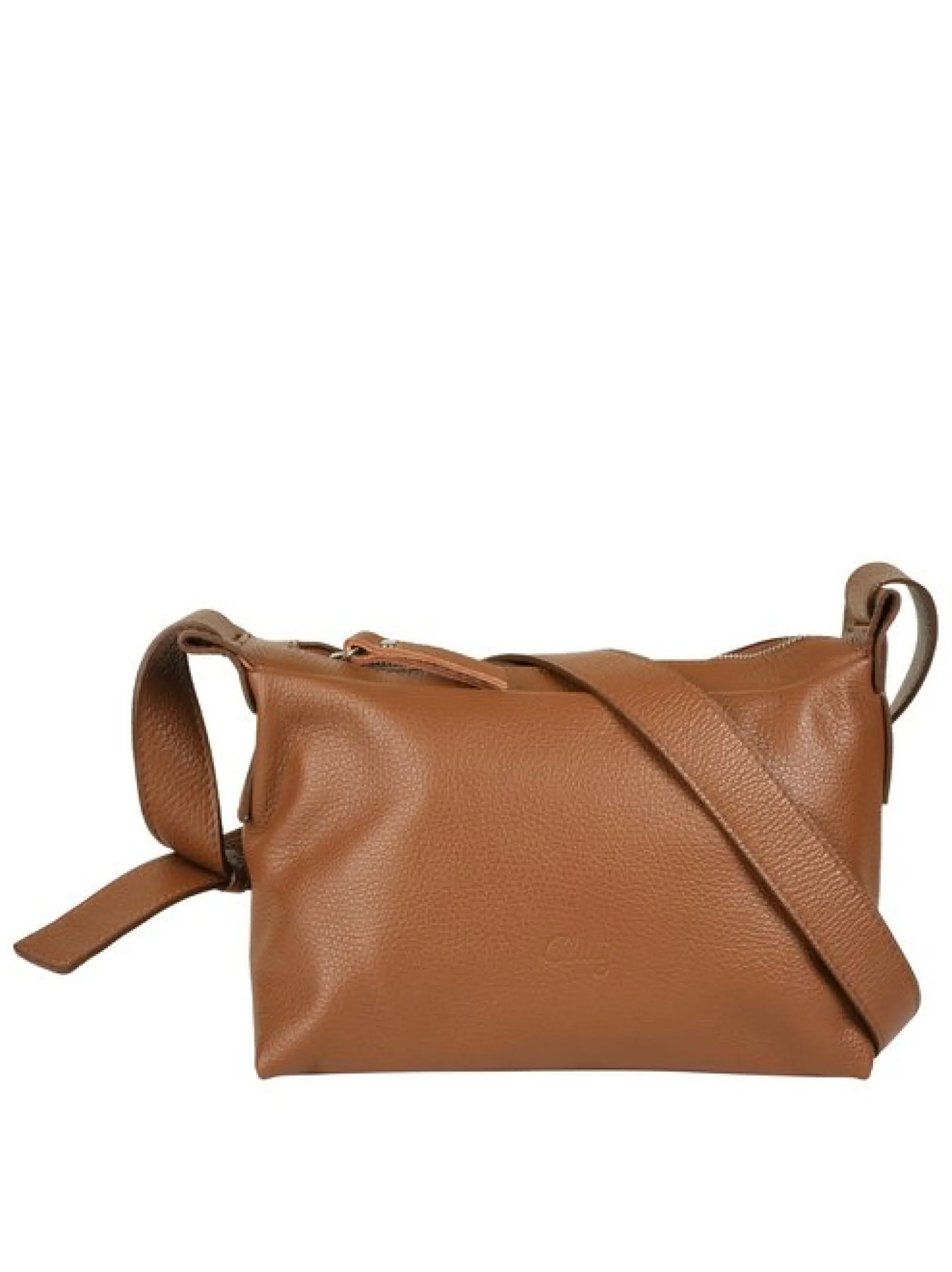 Cluty Damen Umhängetasche in cognac