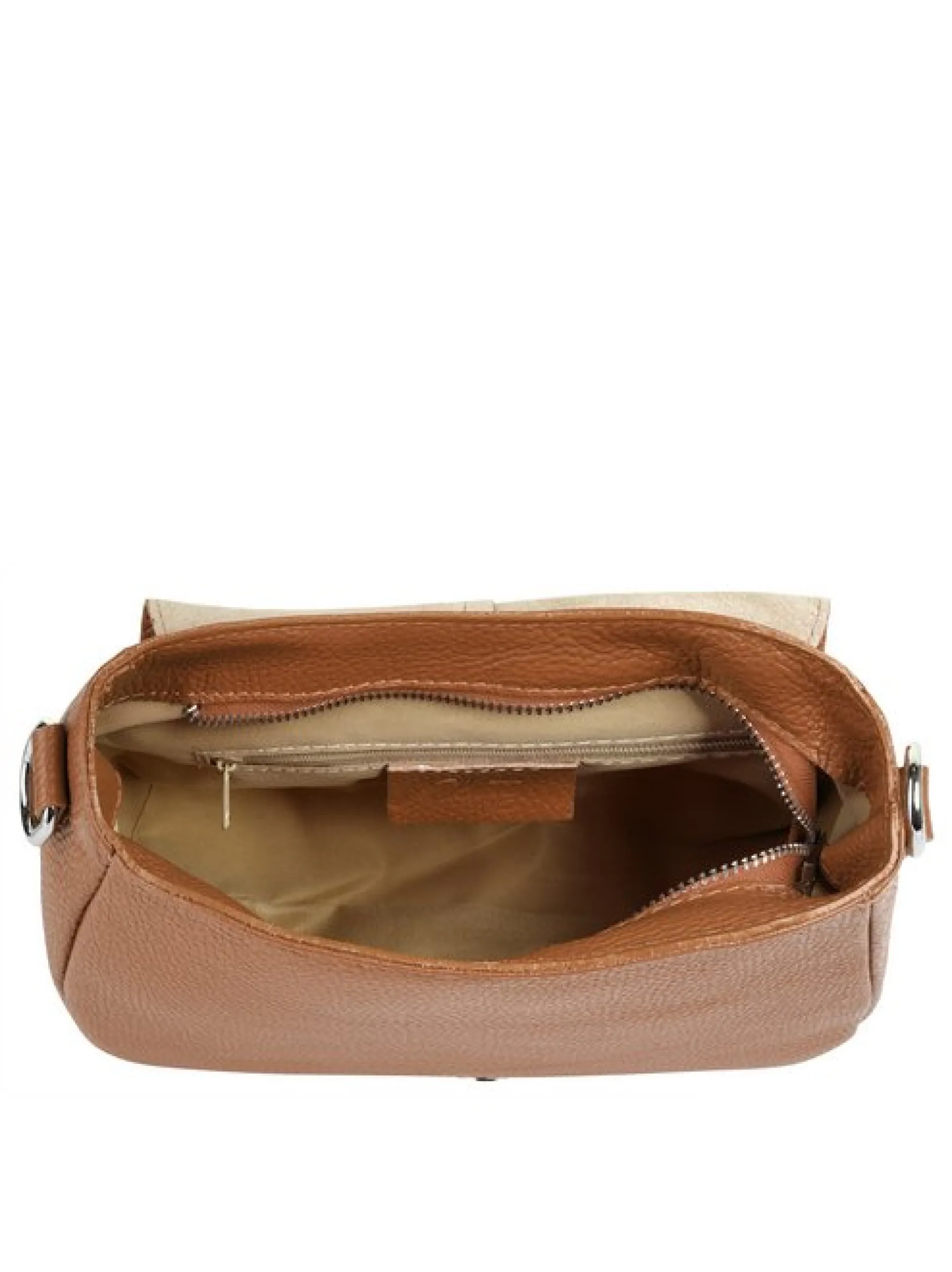 Cluty Damen Umhängetasche in cognac