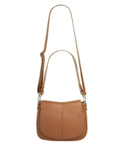 Cluty Damen Umhängetasche in cognac