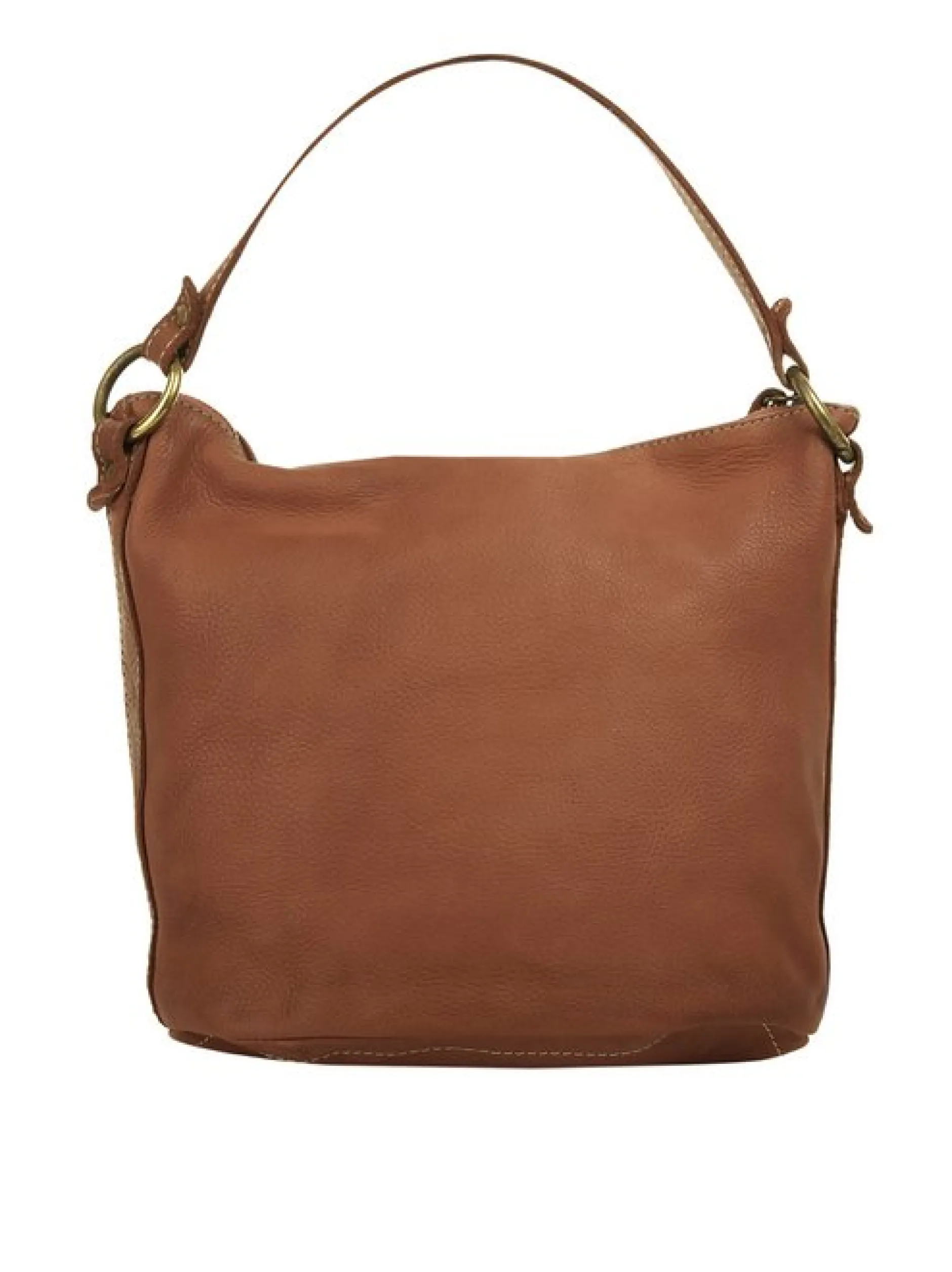 Cluty Damen Umhängetasche in cognac