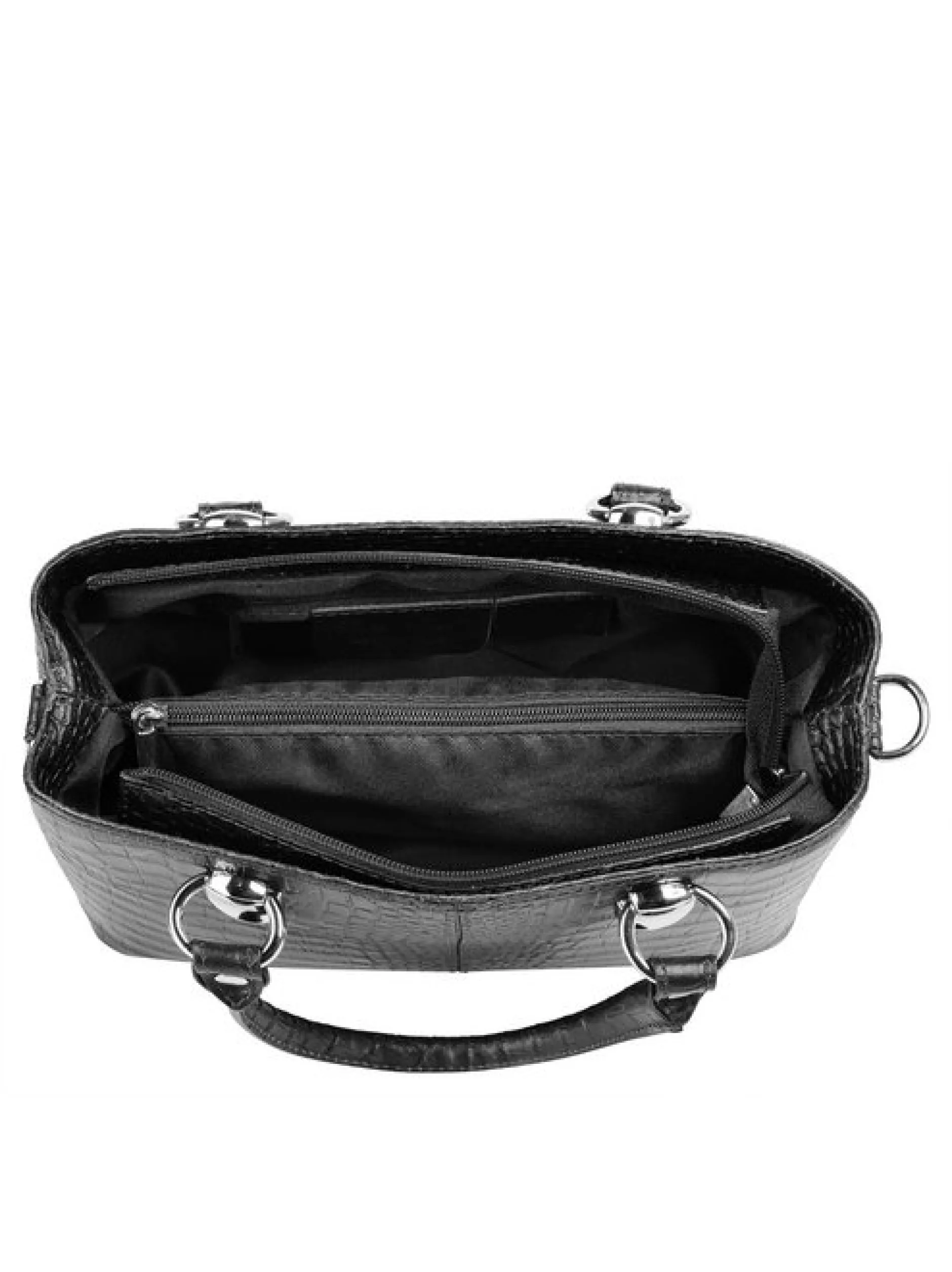 Cluty Damen Umhängetasche in schwarz