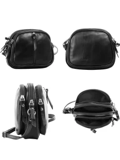 Cluty Damen Umhängetasche in schwarz