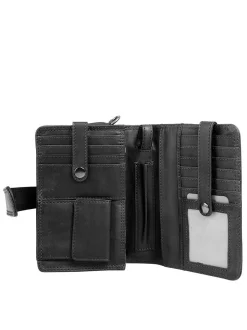 Cluty Damen Umhängetasche in schwarz