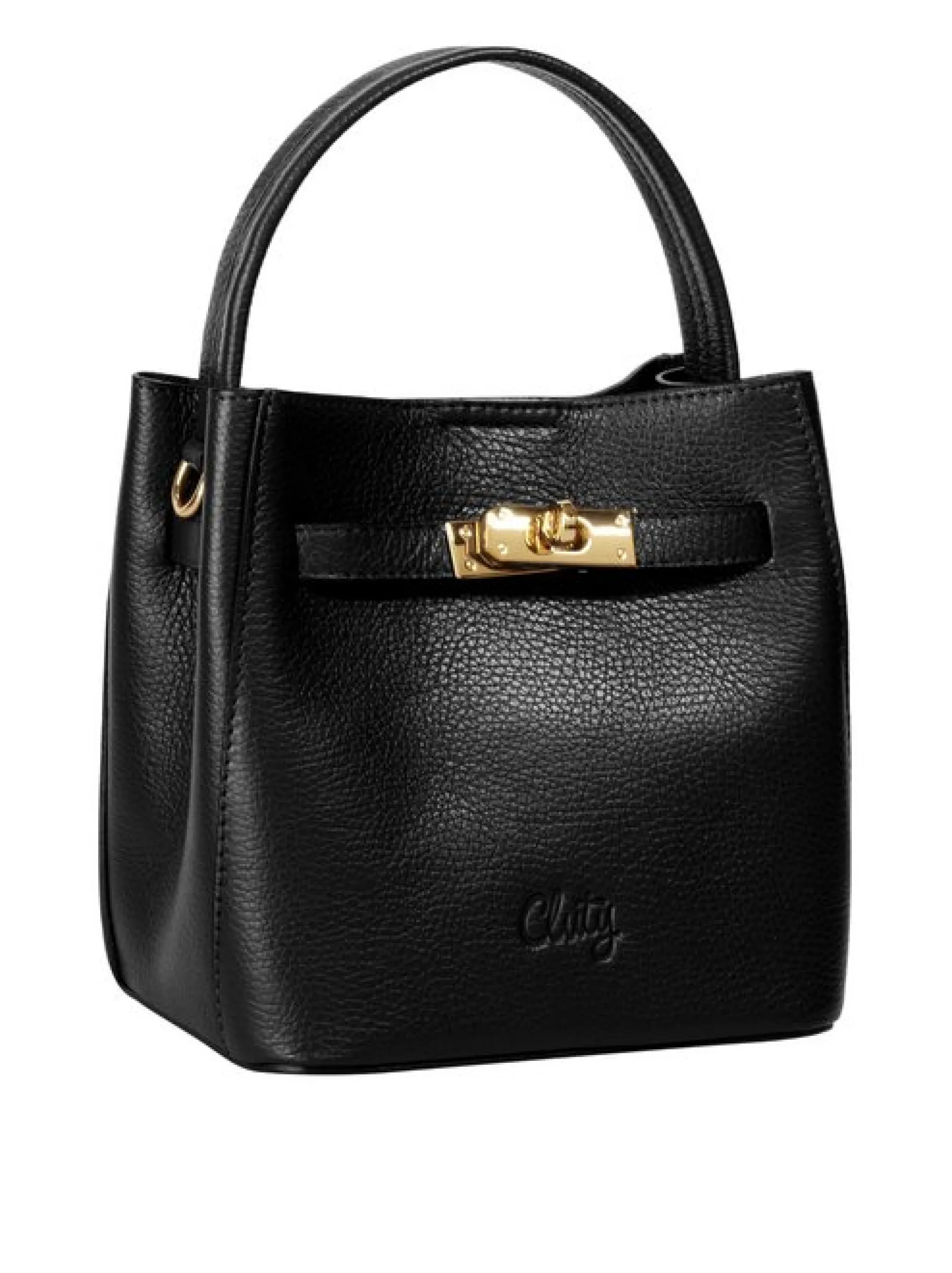 Cluty Damen Umhängetasche in schwarz